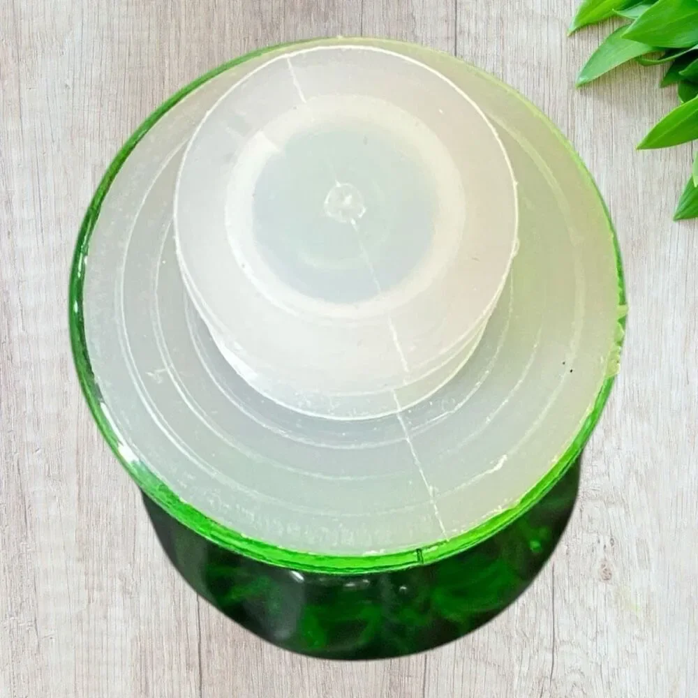 Empoli Emerald Green Diamond Cut Decanter Perfect - Picture 10 of 10